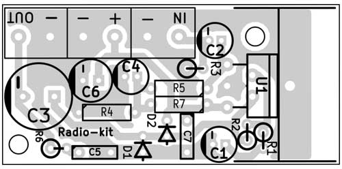 Радиоконструктор RS151. Одноканальный УНЧ 14 Вт на микросхеме TDA2030