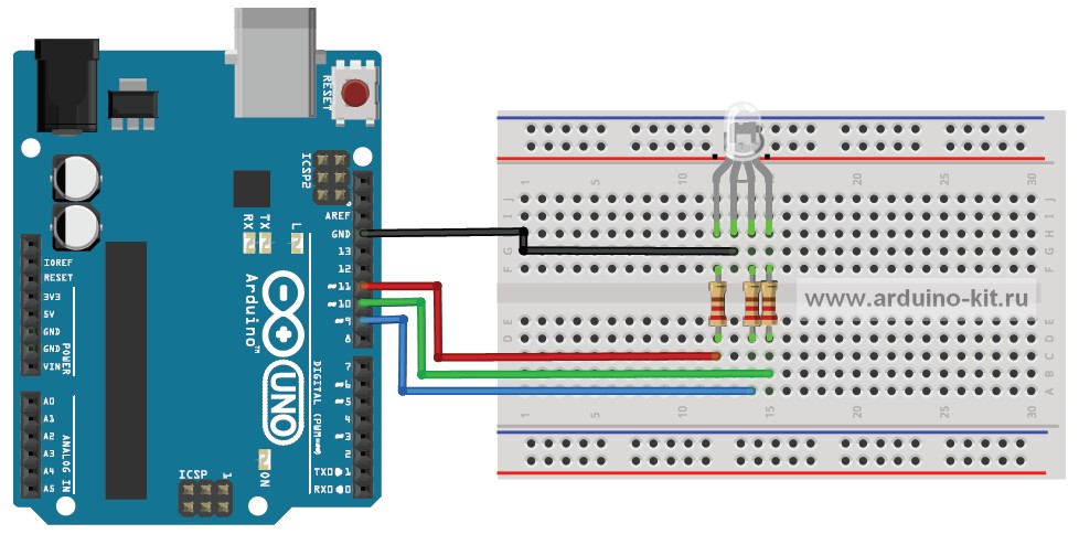 Arduino проект www.arduino-kit.ru